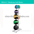 Sports medicine ball rack
